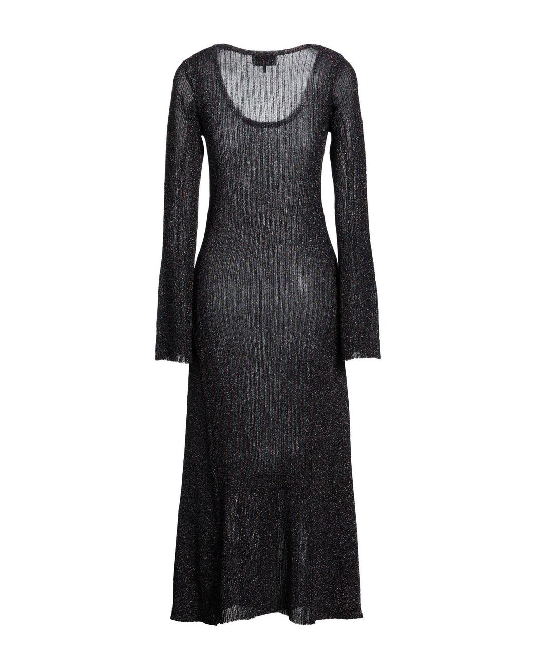 Ganni Black Midi Dress