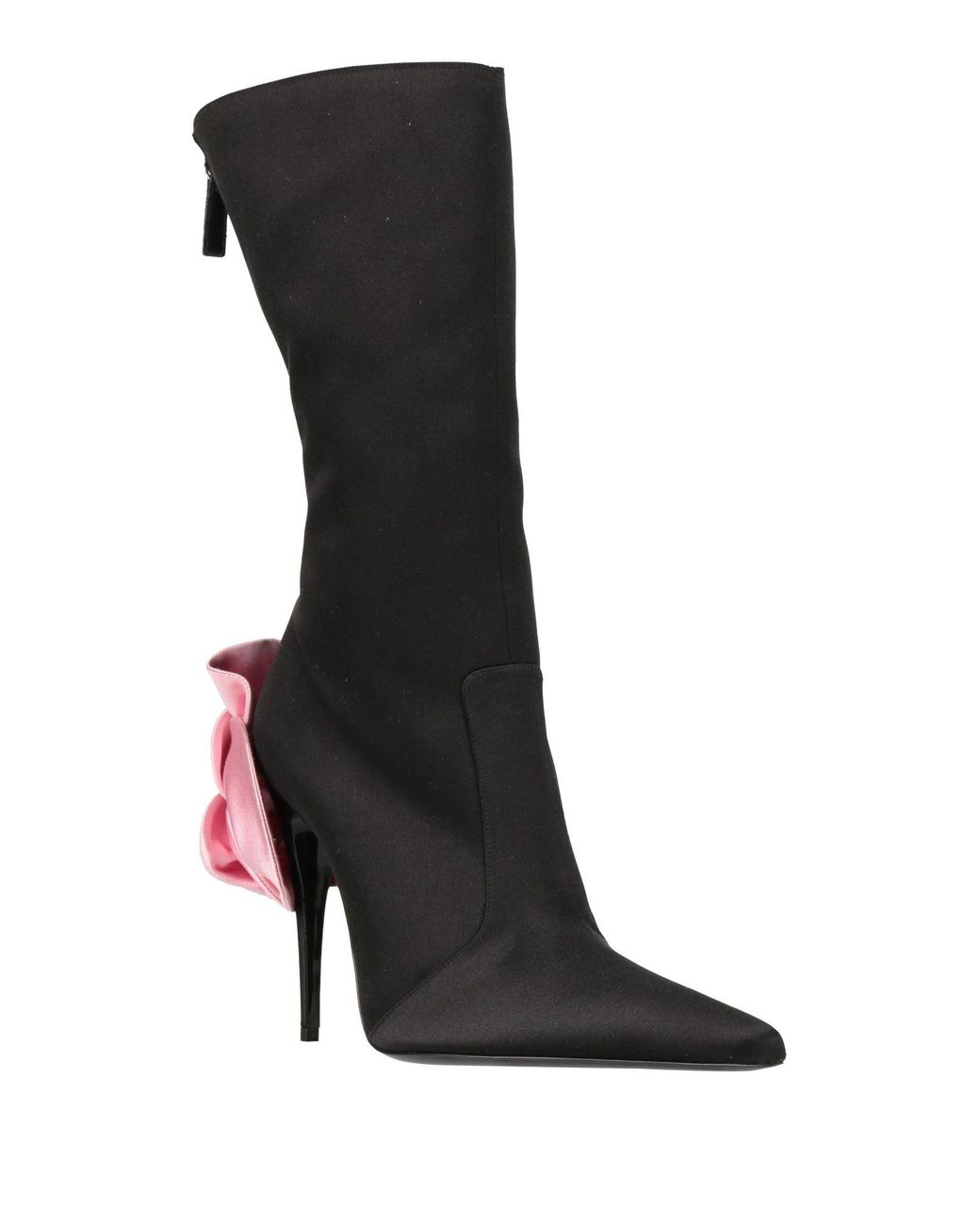 Magda Butrym Black Ankle Boots Textile Fibers