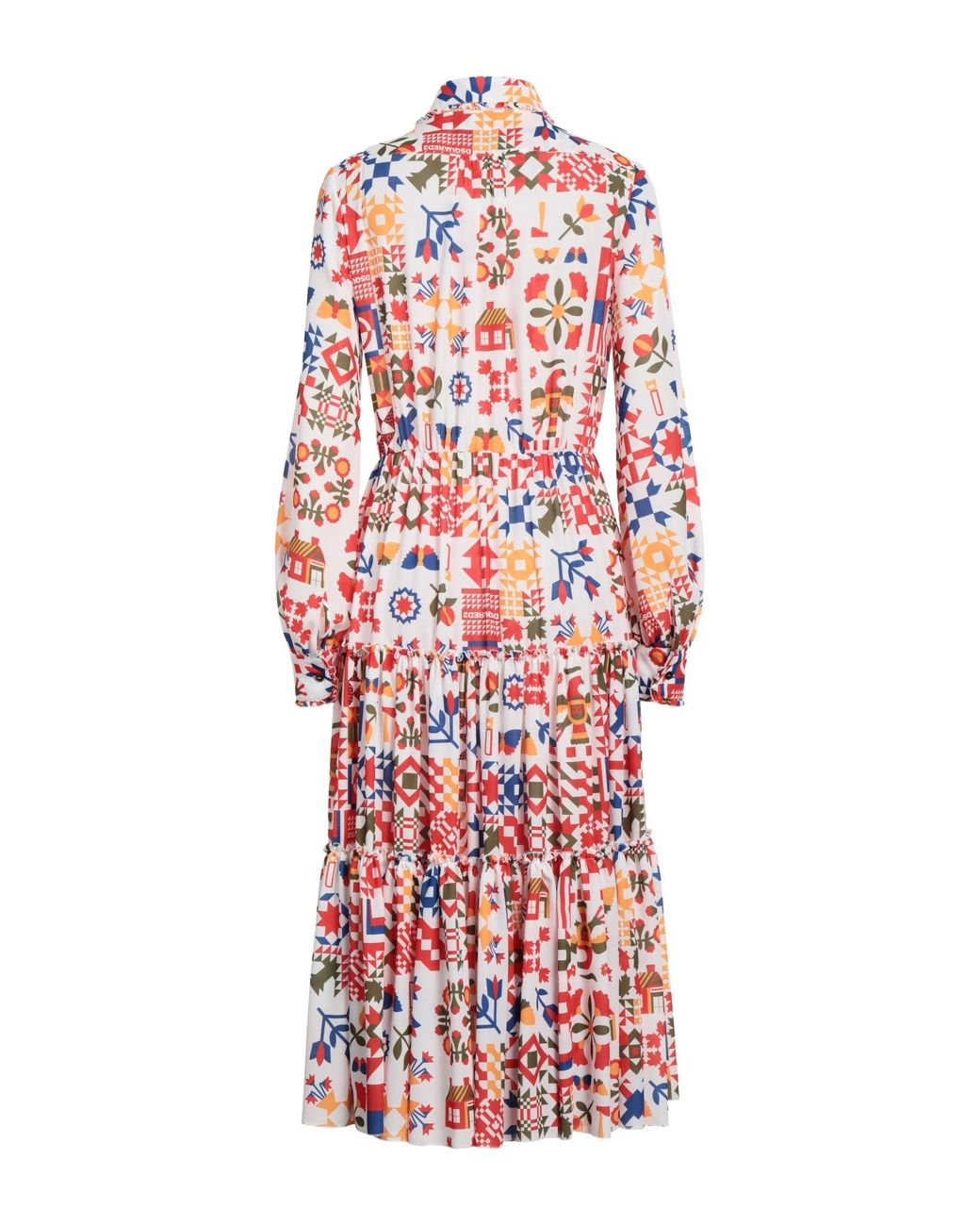 DSquared² Red Midi Dress