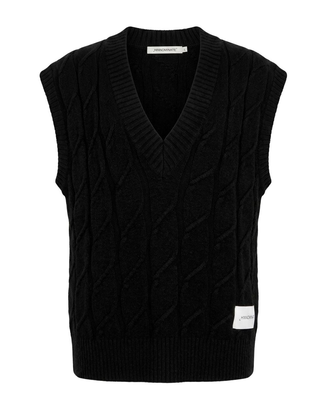 hinnominate Black Sweater Viscose, Polyester, Polyamide