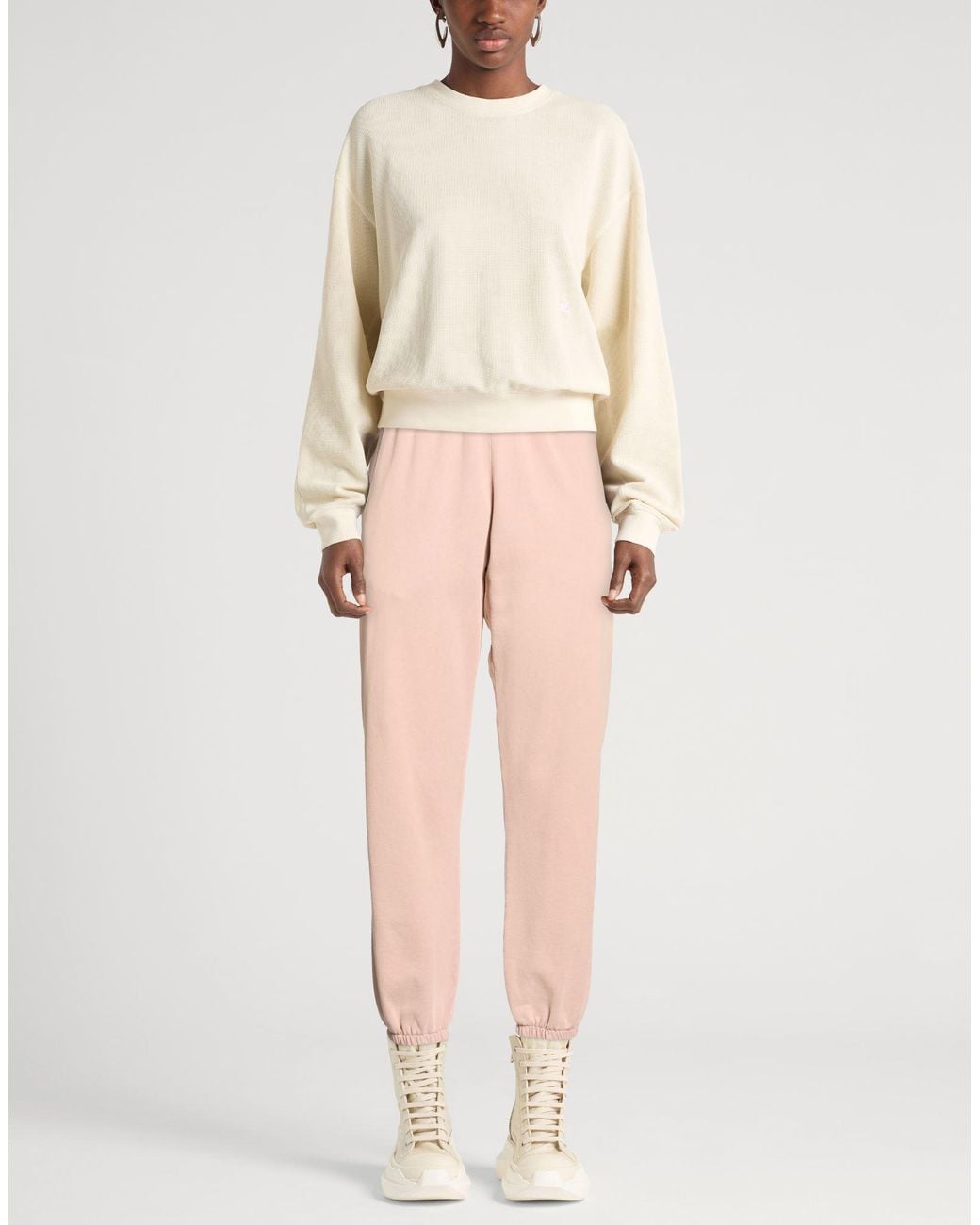 Acne Pink Pants Cotton