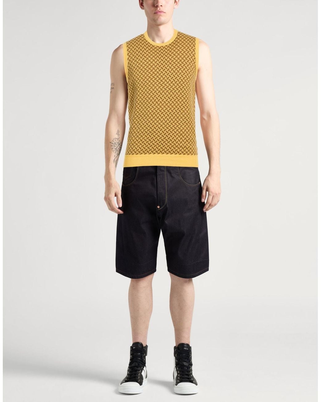 Drumohr Yellow Jumper for men