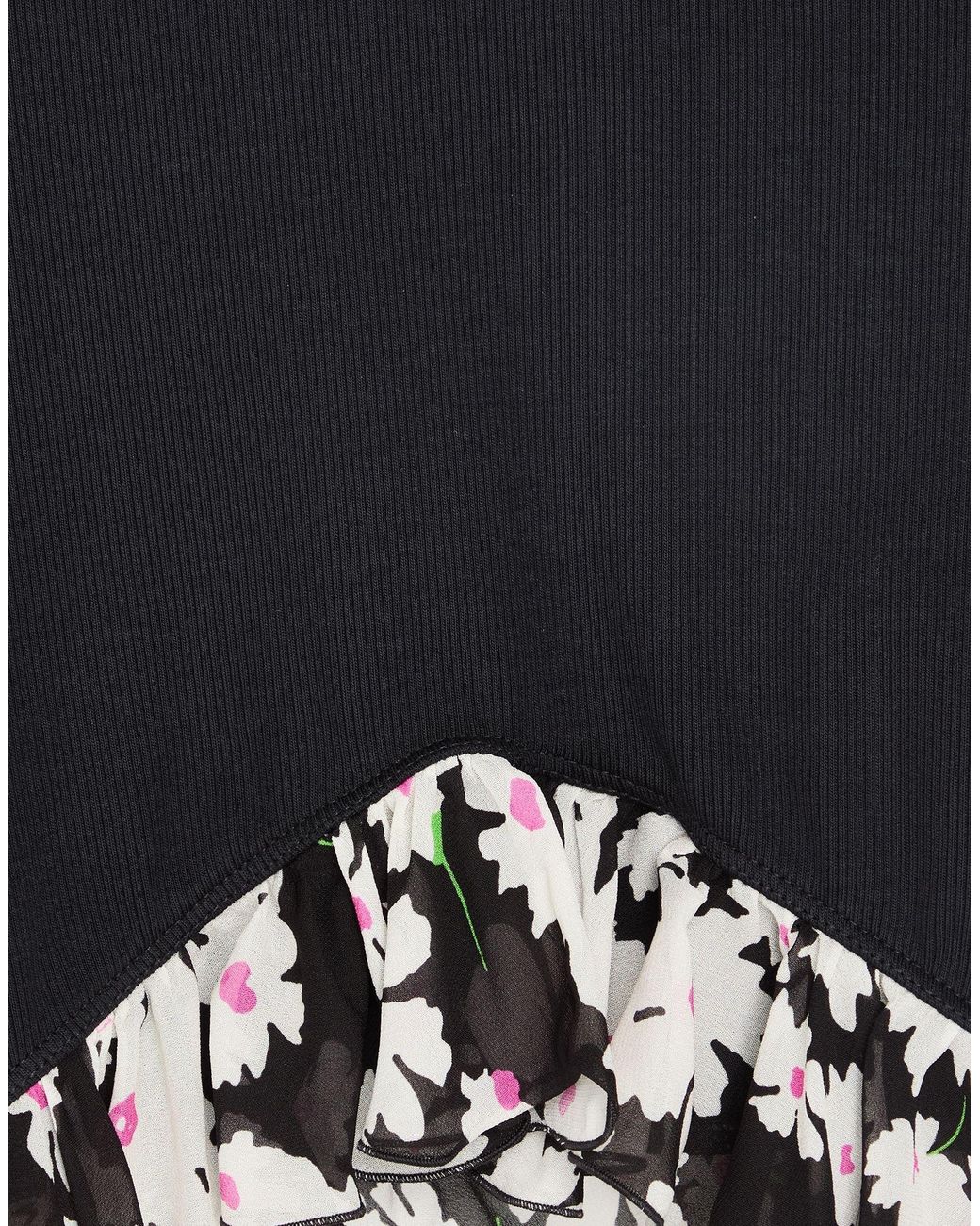 MSGM Black Top Cotton, Elastane