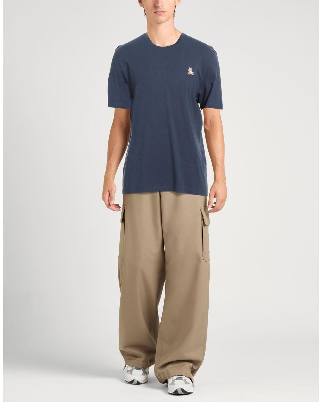 Maison Kitsuné Blue T-Shirt for men