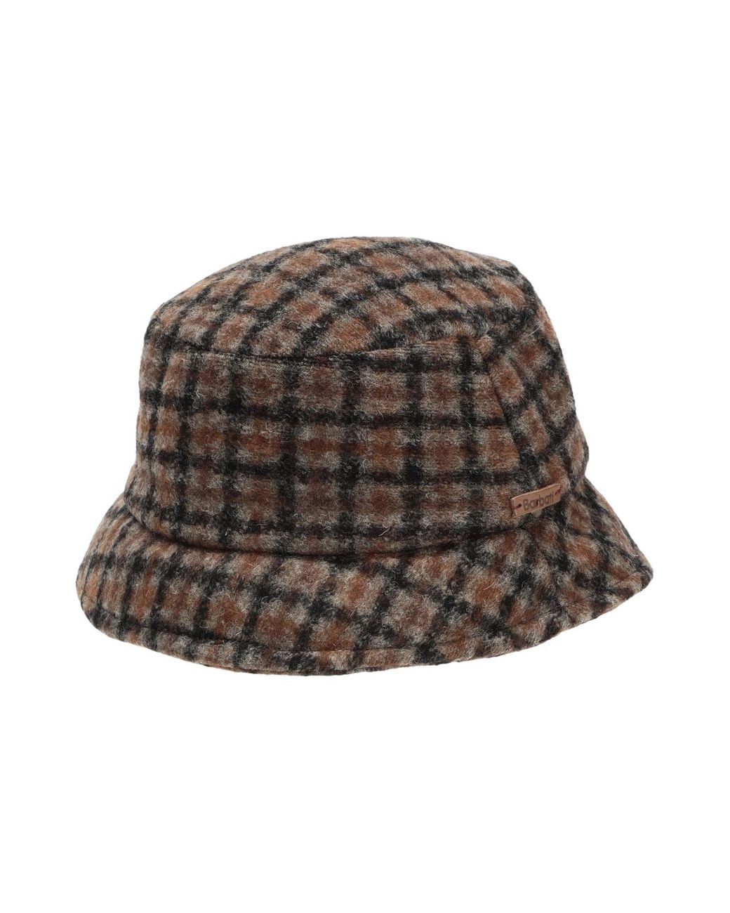 Barbati Brown Hat Polyester, Virgin Wool, Acrylic for men