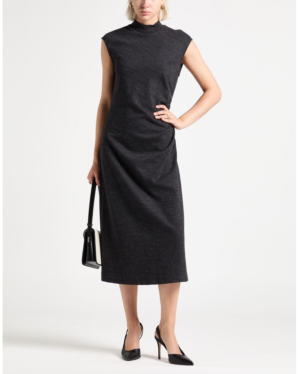 Peserico Black Midi Dresses