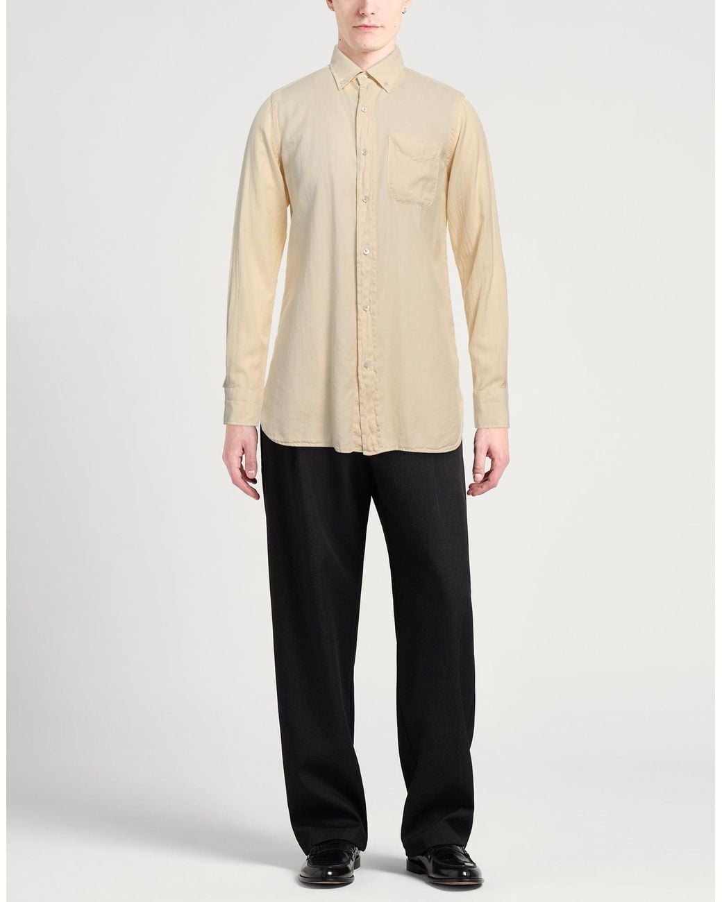 Camisa Tom Ford de hombre de color Natural