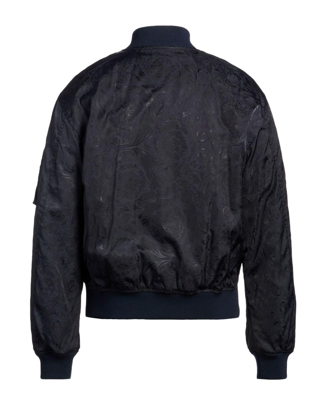 Versace Blue Jacket Polyamide, Viscose, Polyester, Cotton, Elastane for men