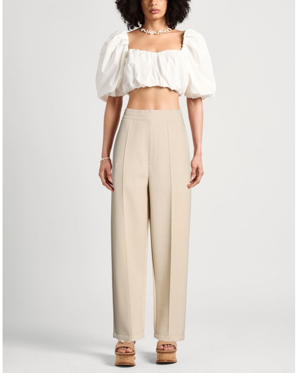 AMI Natural Pants Viscose, Wool