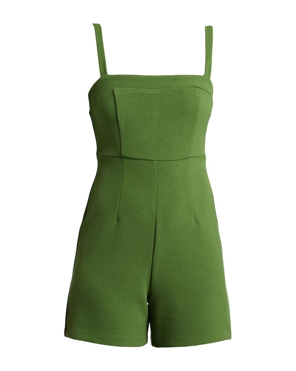 Compagnia Italiana Green Playsuit Polyester, Viscose, Elastic Fibres