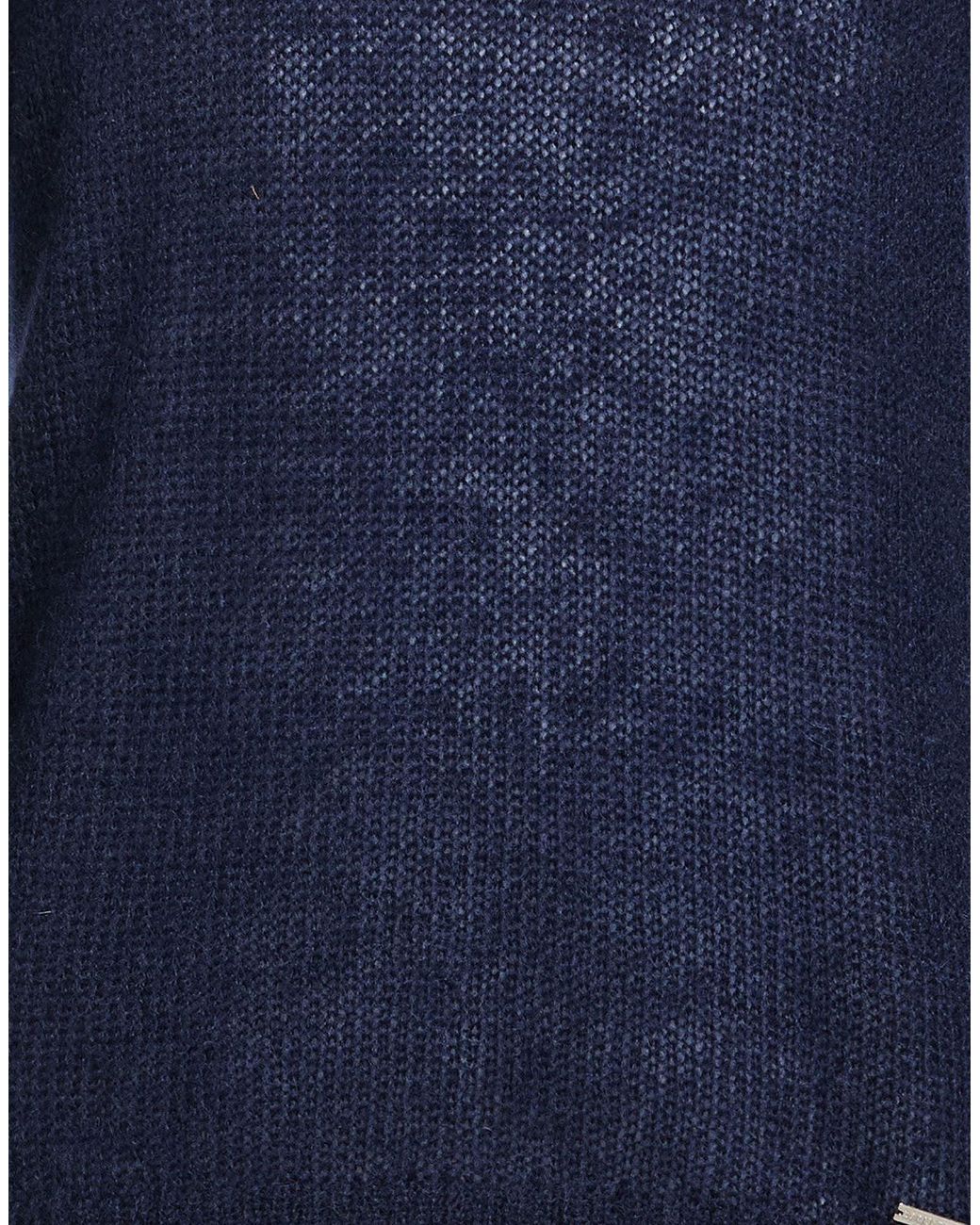 DSquared² Blue Sweater Mohair Wool, Polyamide, Wool for men