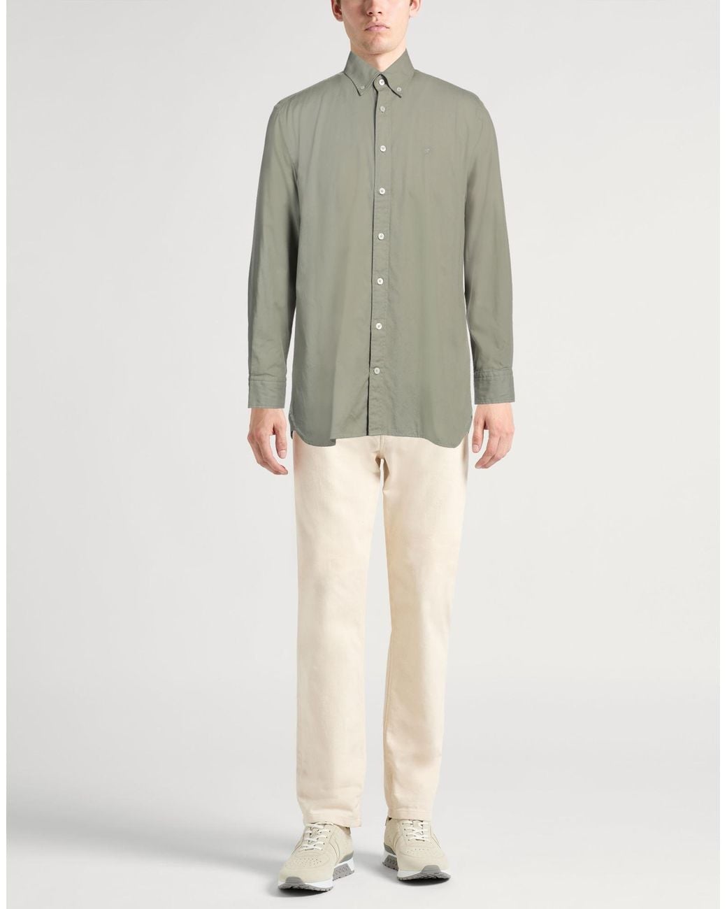 Hackett Green Shirt Cotton for men