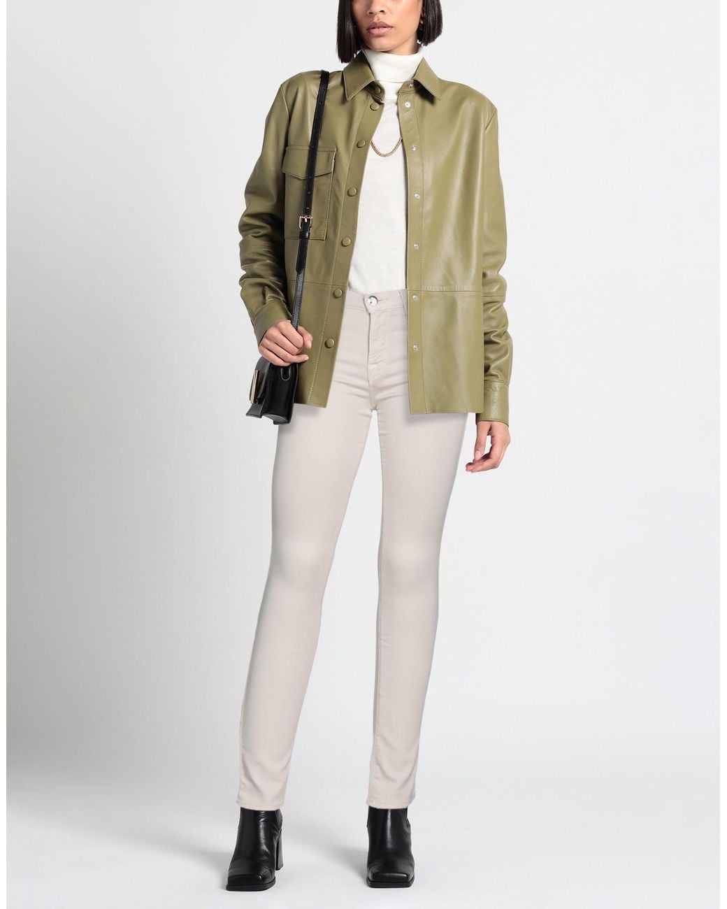 Jacob Cohen White Pants Cotton, Polyester, Elastane