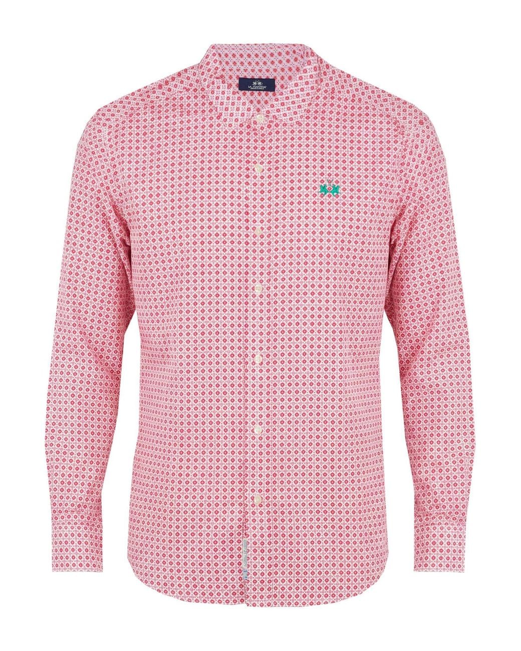 La Martina Pink Shirt for men