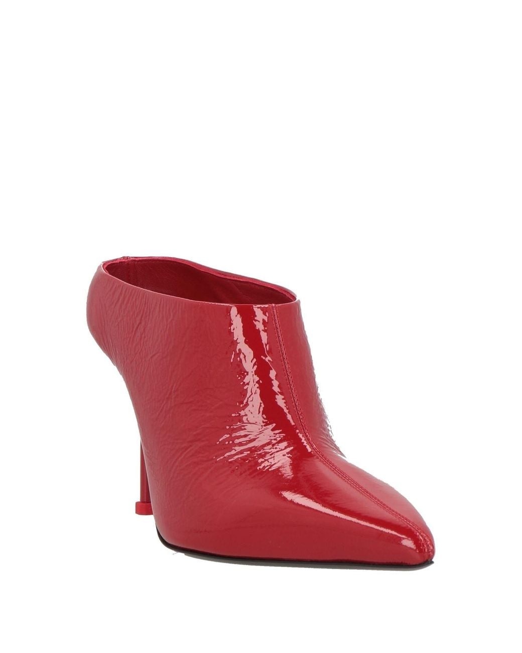 McQueen Red Mules & Clogs