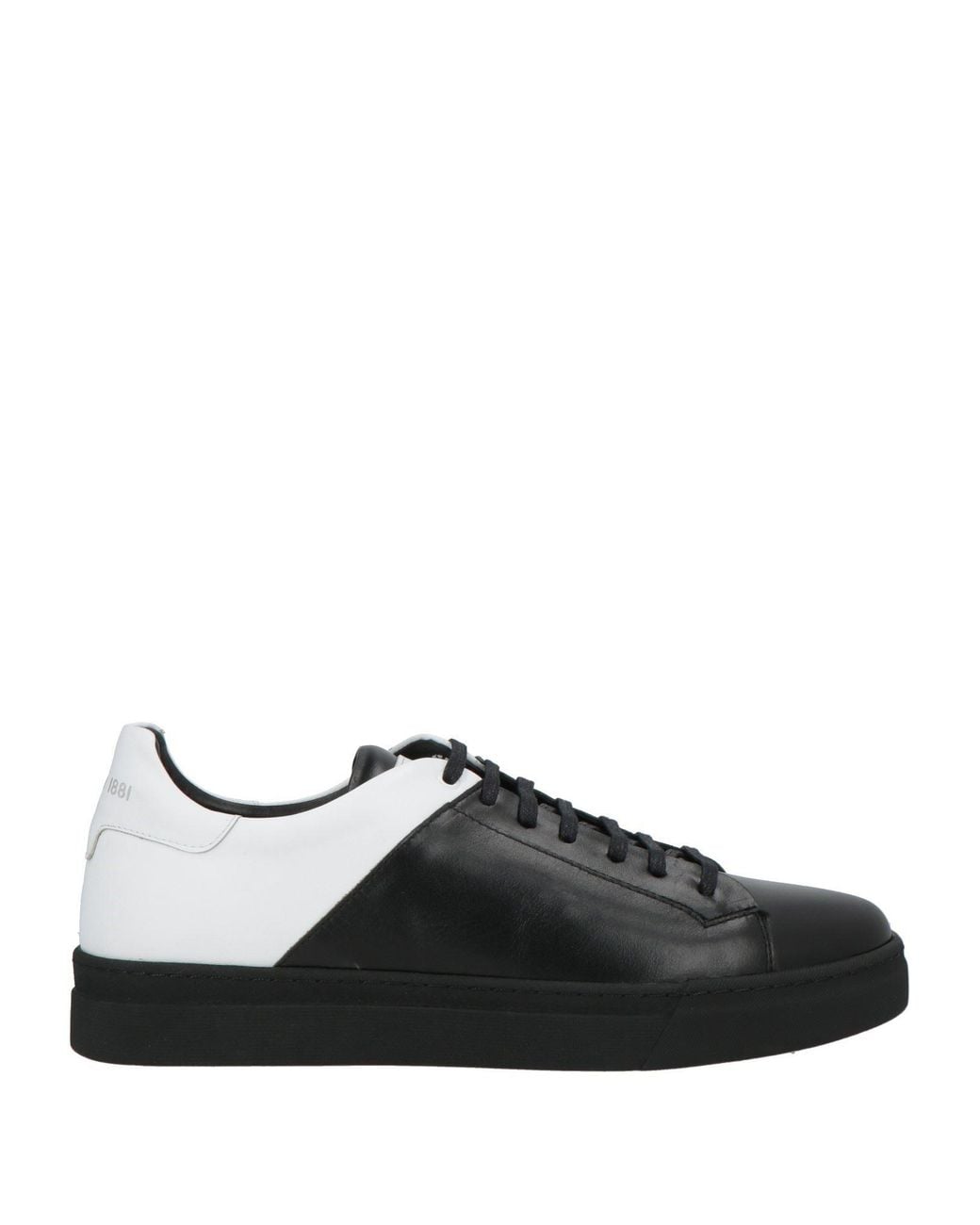 Cerruti 1881 Black Sneakers Cow Leather for men