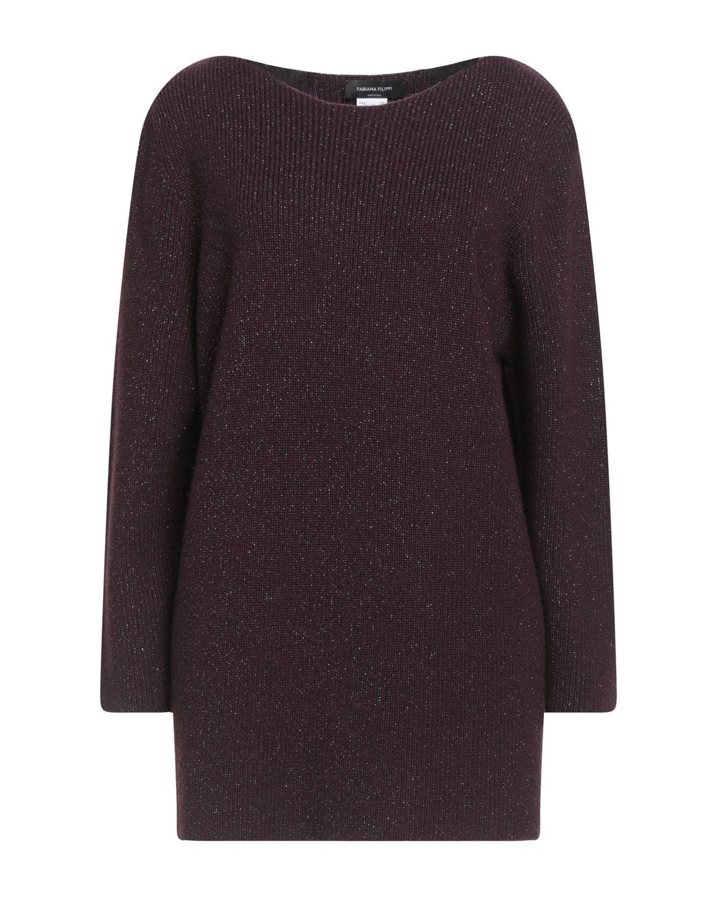 Fabiana Filippi Purple Plum Sweater Virgin Wool, Viscose, Polyester