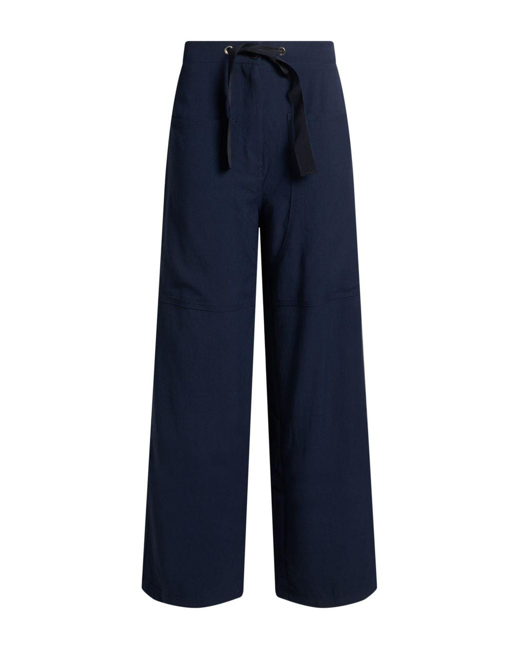 Forte_forte Blue Midnight Pants Viscose, Polyamide