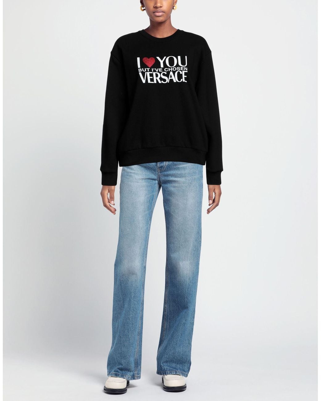 Versace Black Sweatshirts