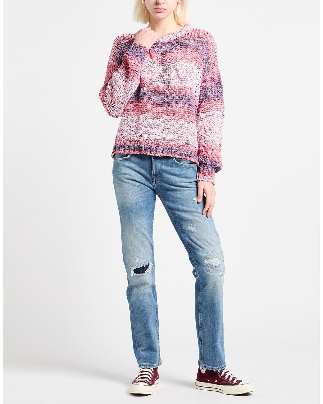 Daniele Fiesoli Pink Sweater Polyester, Polyamide