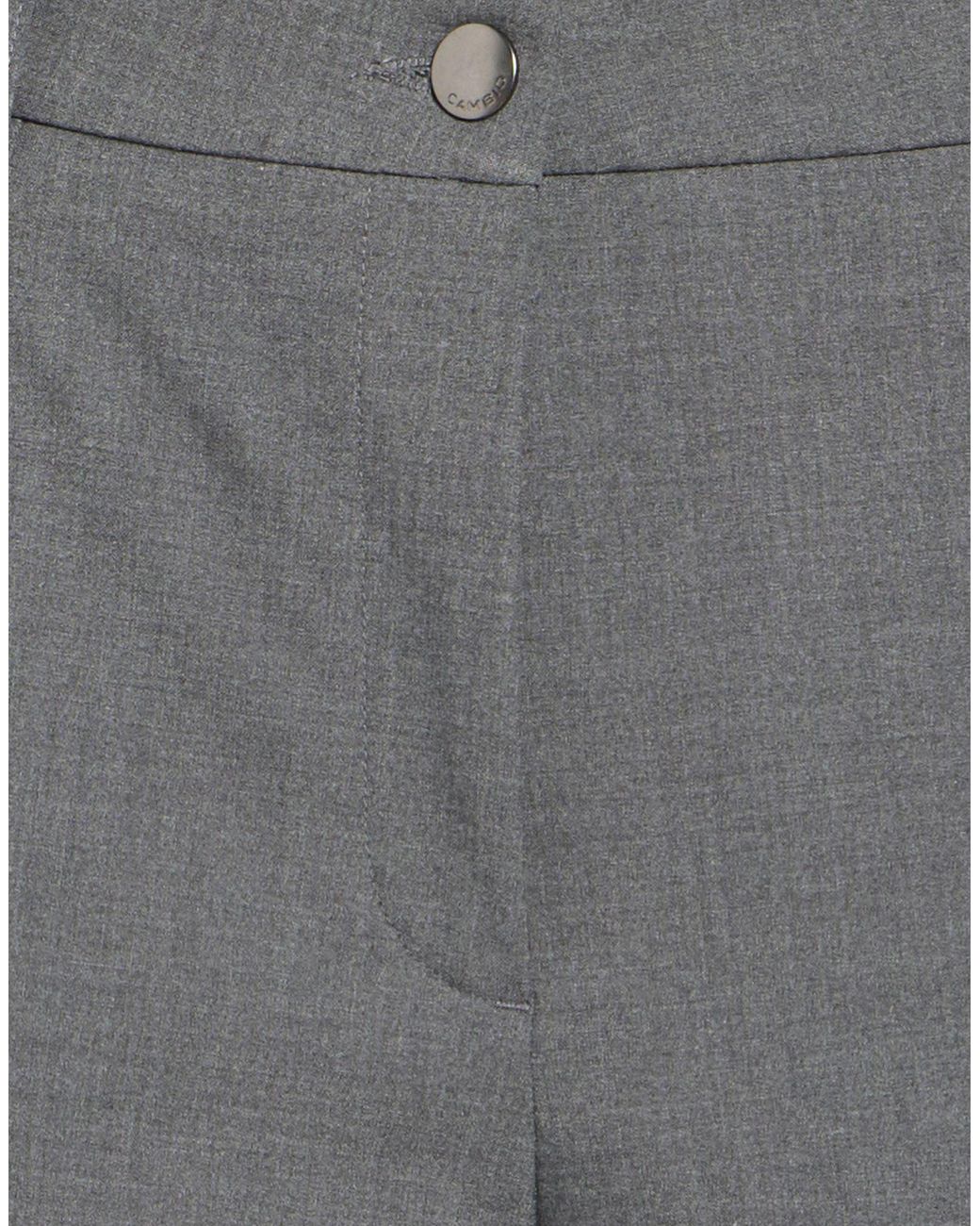 Cambio Gray Pants Polyester, Viscose, Elastane