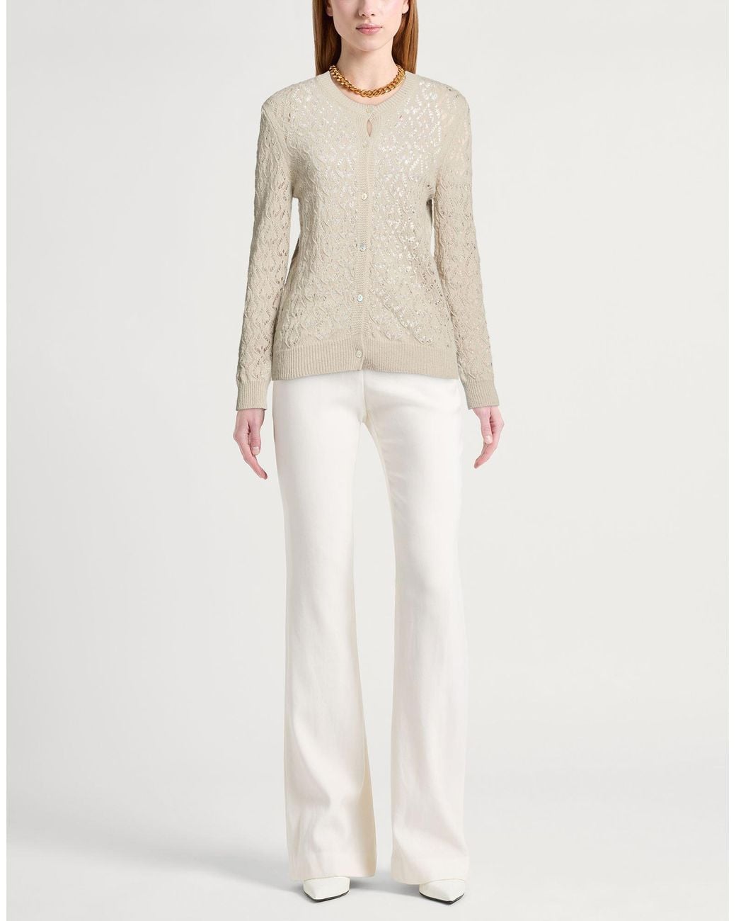 Bellwood Natural Cardigan Wool, Cashmere