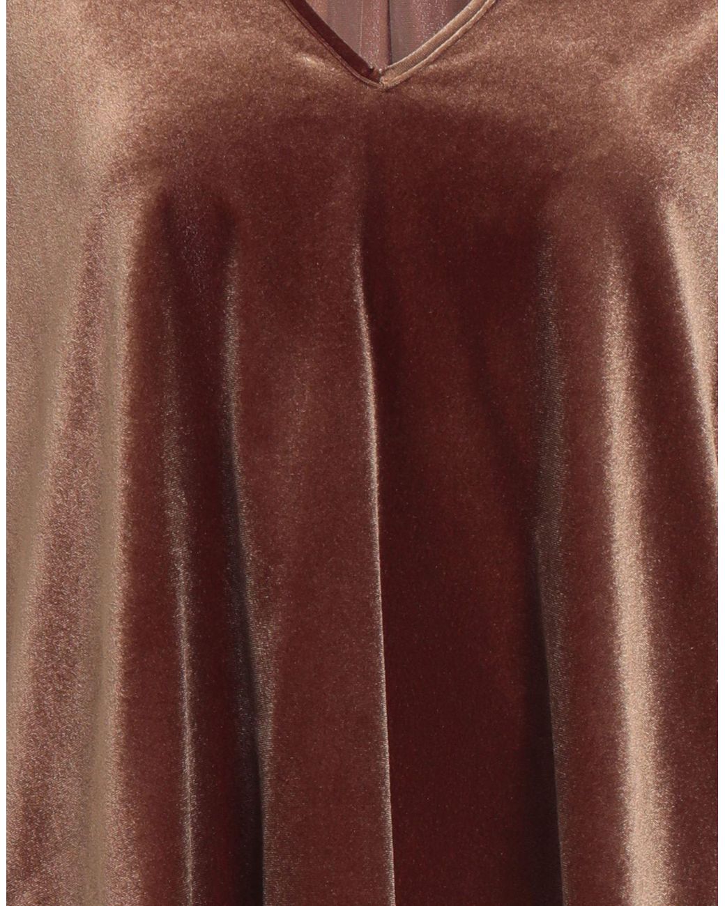 Compagnia Italiana Brown Top Polyester, Elastane