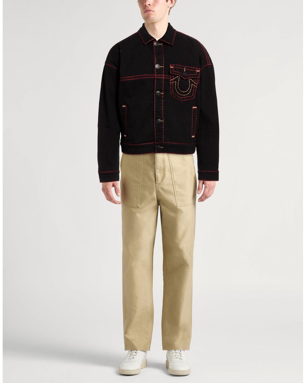 True Religion Black Denim Outerwear for men