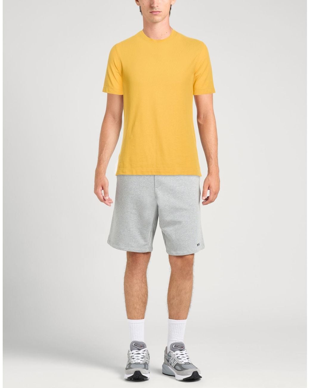 Zanone Yellow T-Shirt Cotton for men