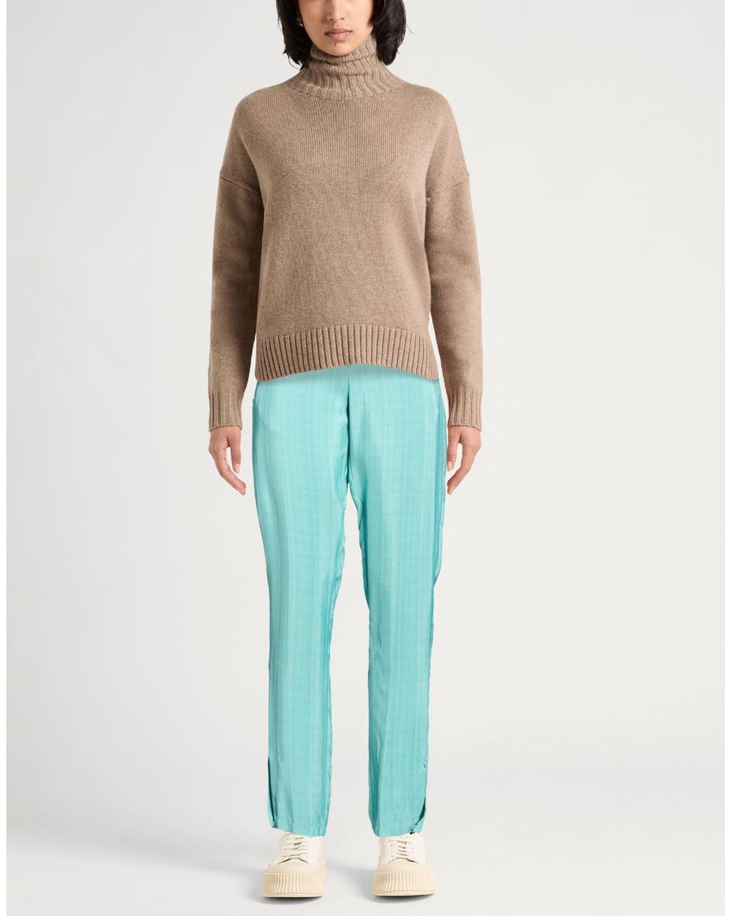 Semicouture Blue Pants Viscose