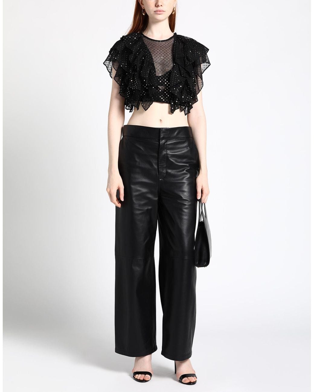 Sandro Black Top