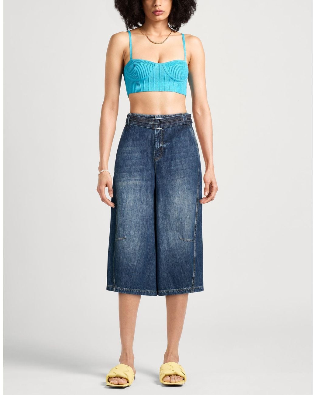 MAX&Co. Blue Jeans Cotton, Viscose, Polyester