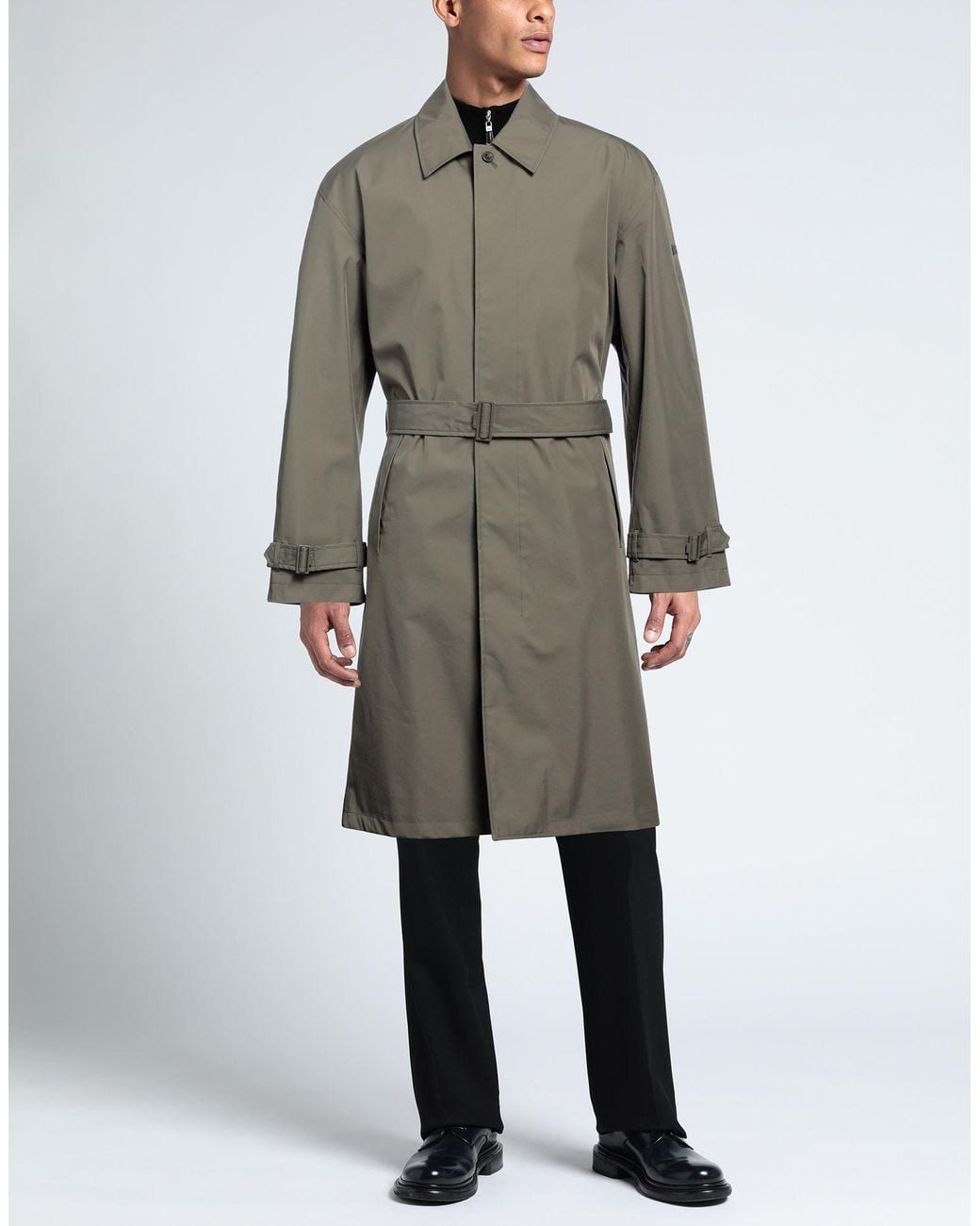 Aigle Gray Overcoat & Trench Coat for men