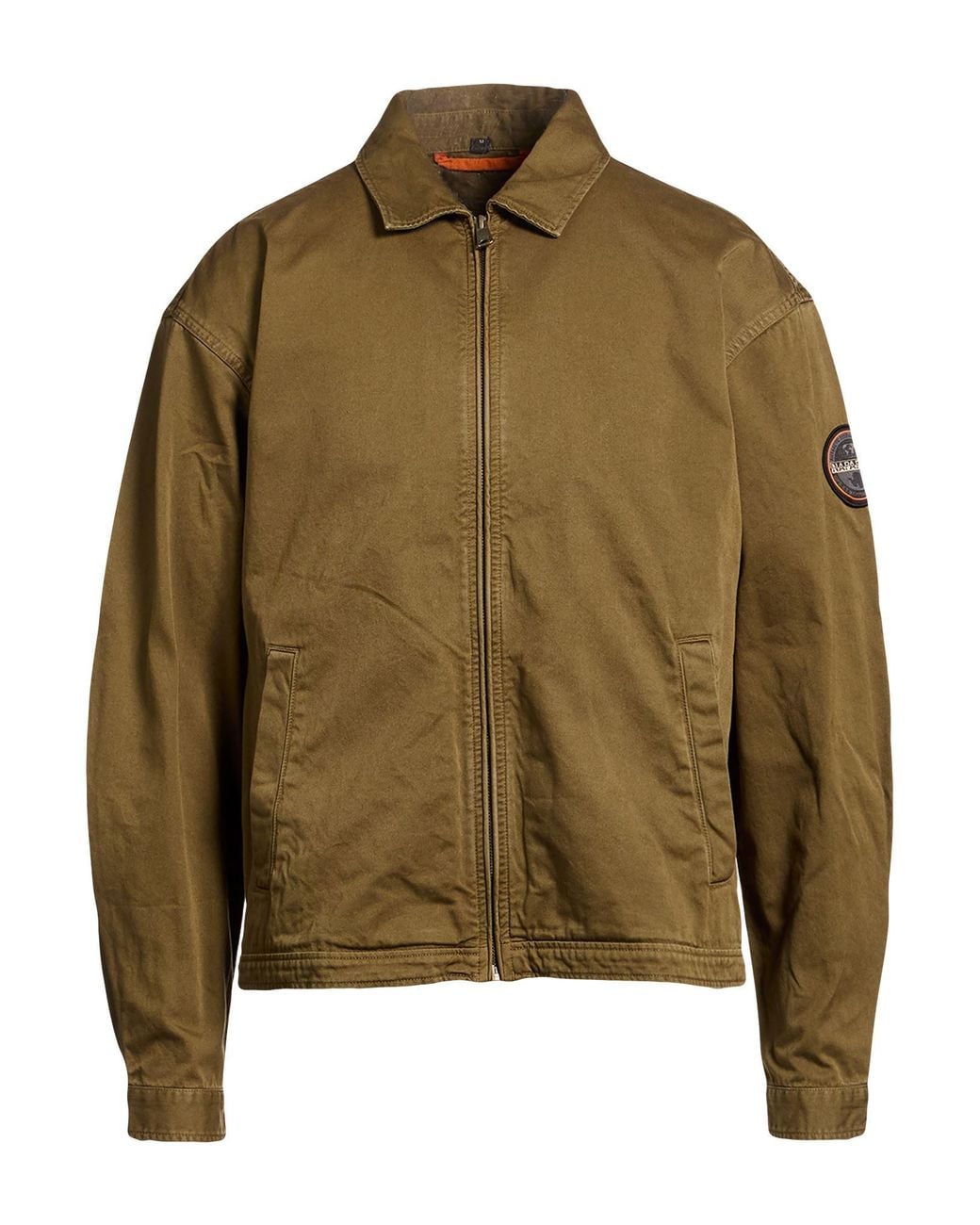 Napapijri Green A-Arrayanes Military Jacket Cotton for men
