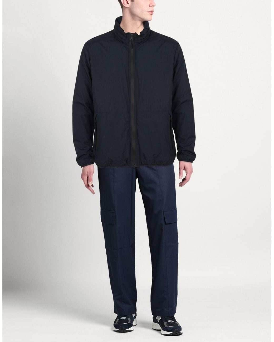 ADHOCONCEPT Blue Jacket for men