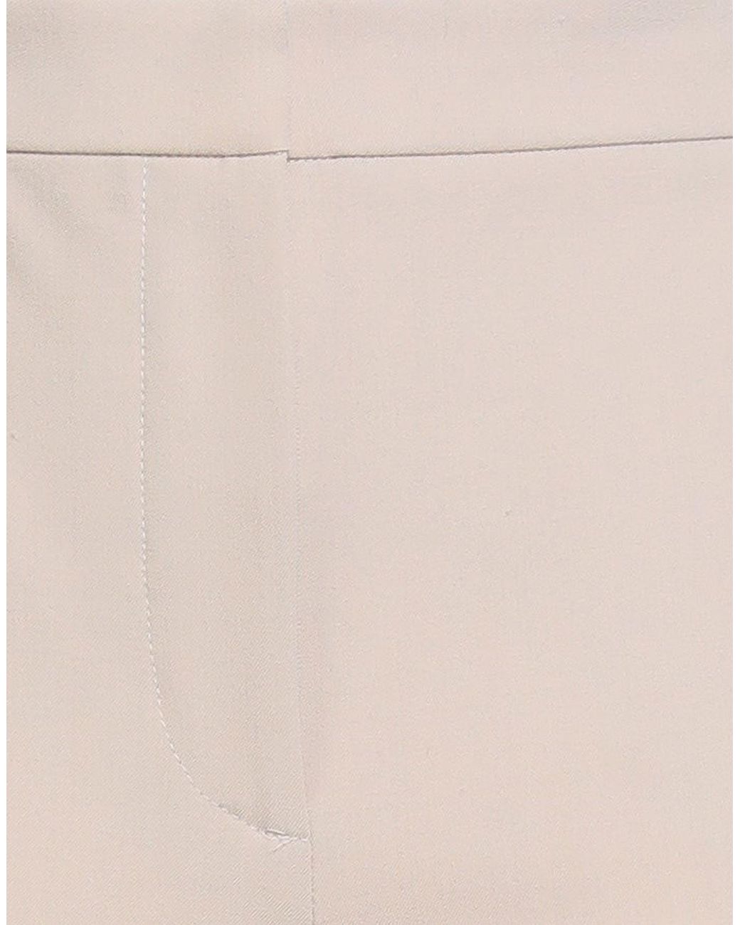 Antonelli White Pants Polyester, Virgin Wool, Elastane