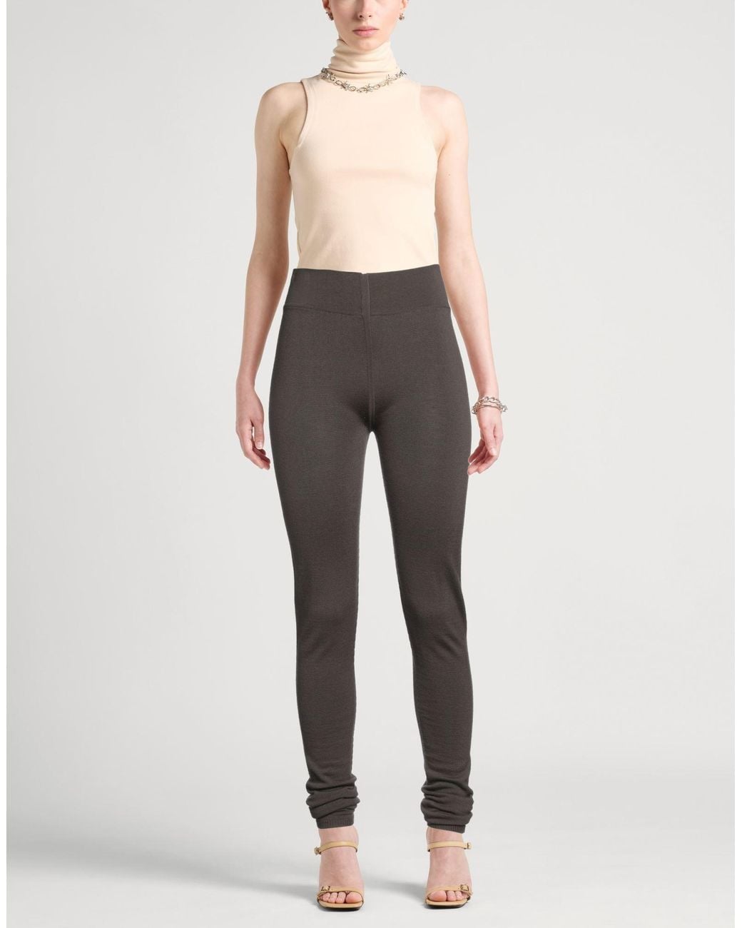 Rick Owens Gray Leggings