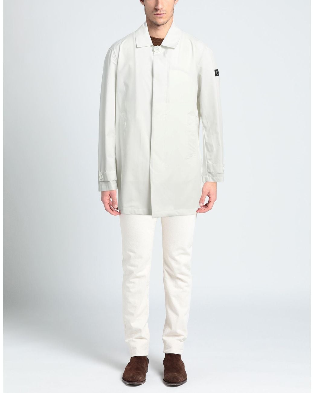 CoSTUME NATIONAL White Overcoat & Trench Coat for men