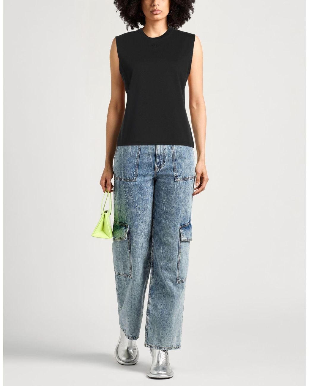 J.W. Anderson Black Top Polyester, Elastane