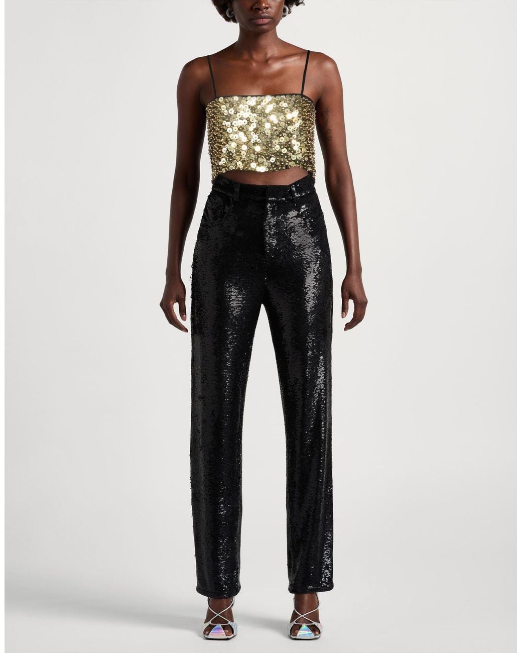 Pinko Metallic Top Polyester