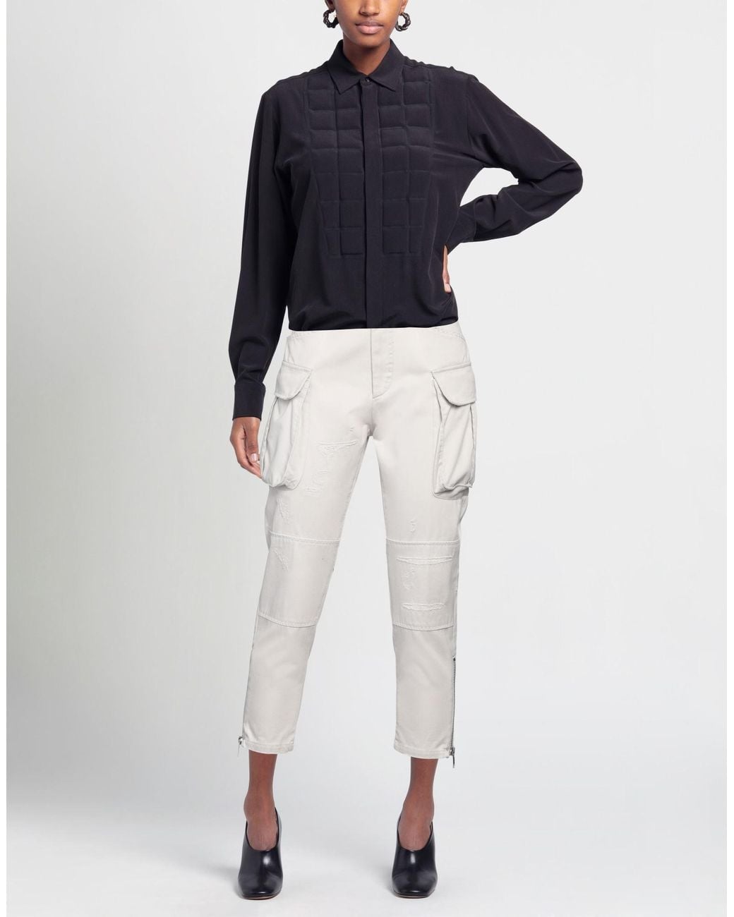 Dondup White Trouser