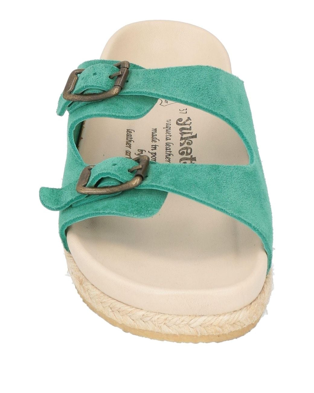 Yuketen Green Sandals Cowhide for men