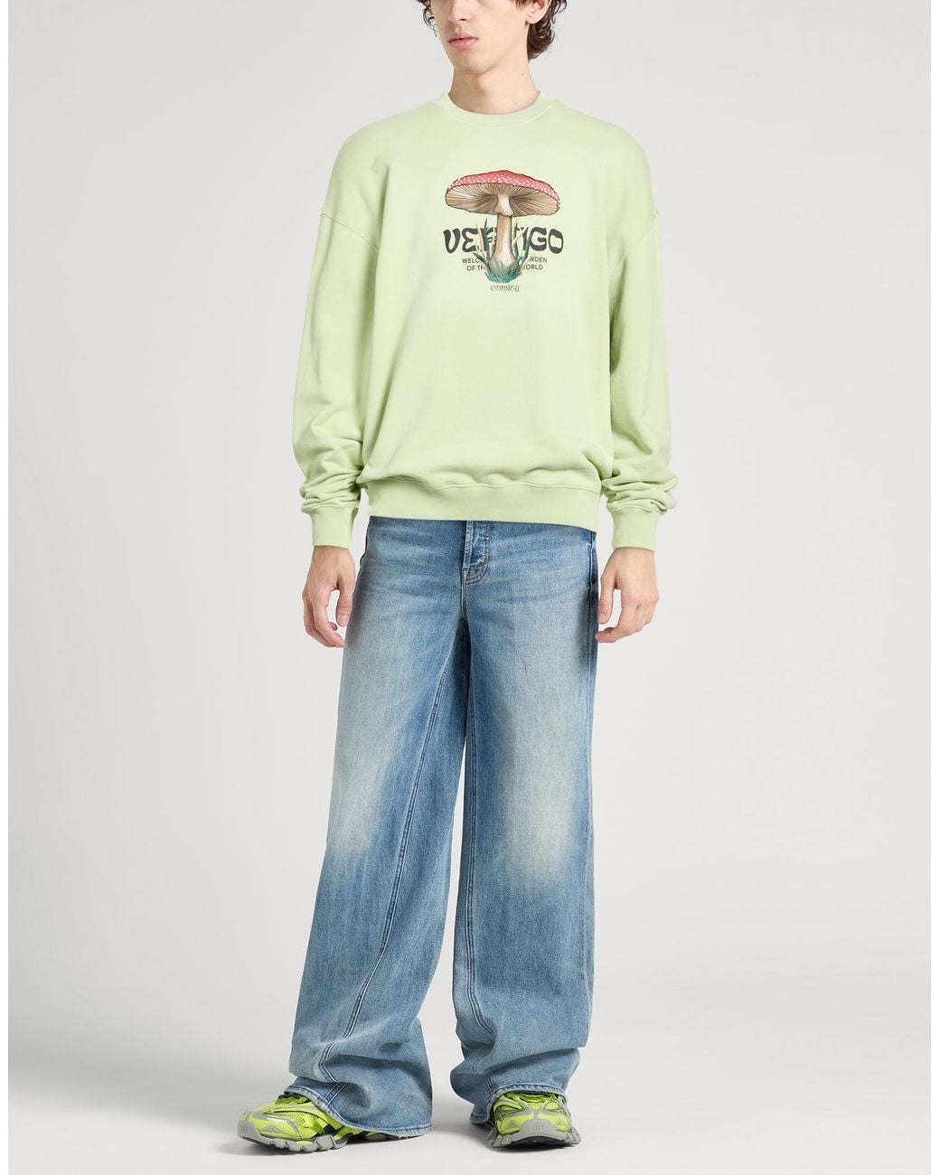 Sudadera Marcelo Burlon de hombre de color Green