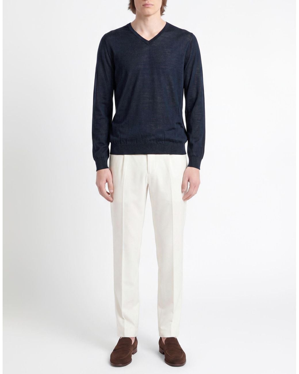 Pullover Roberto Collina pour homme en coloris Blue