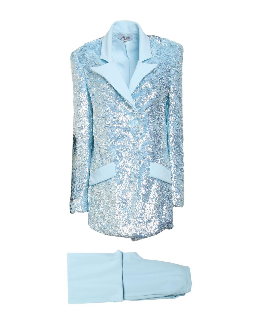 Tony Ward Blue Sky Suit Acetate, Silk
