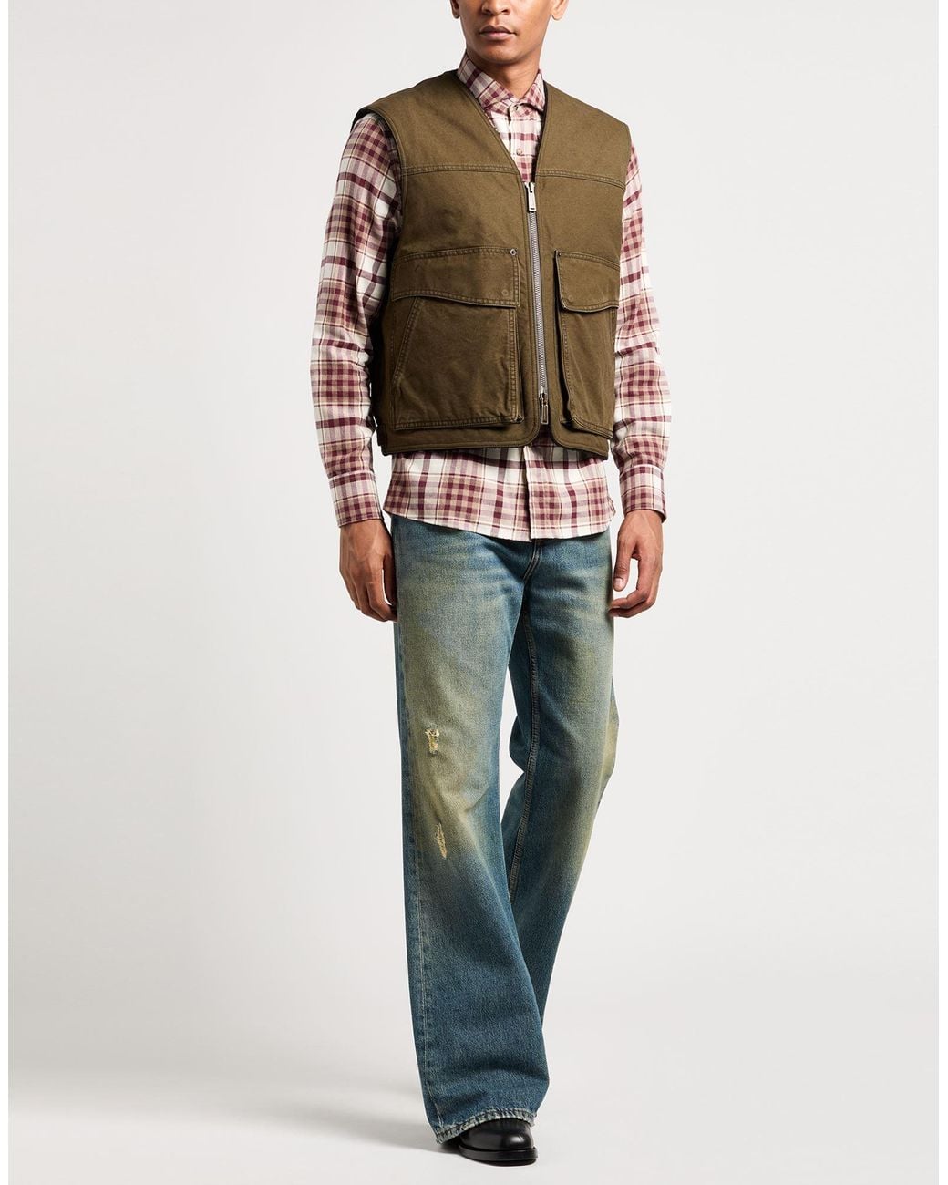 Smanicato di DSquared² in Green da Uomo