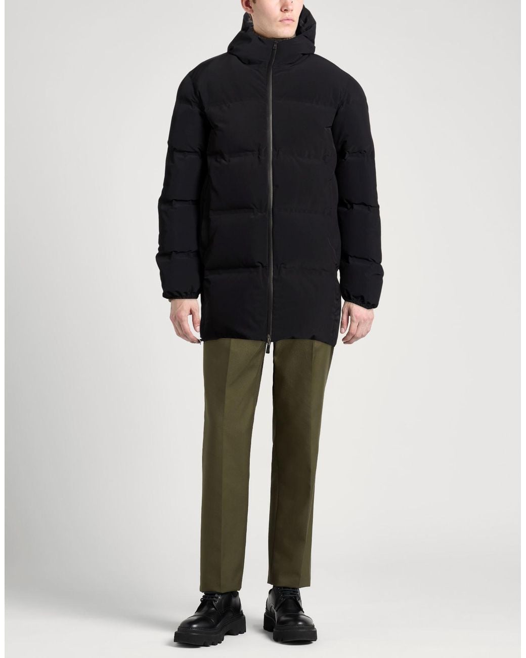 Herno Blue Laminar Puffer Polyamide, Elastane, Polyurethane for men