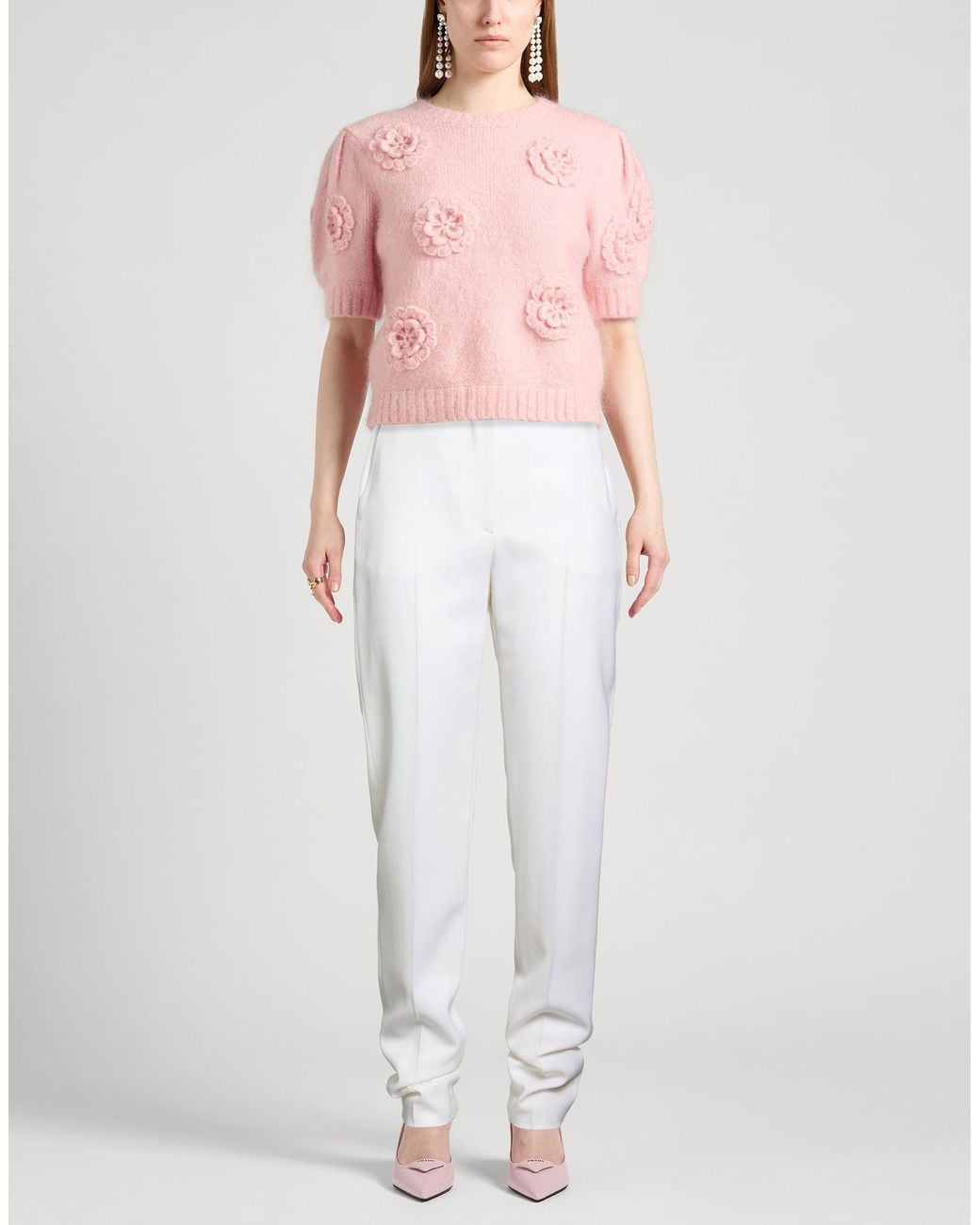 Pantalon McQueen en coloris White