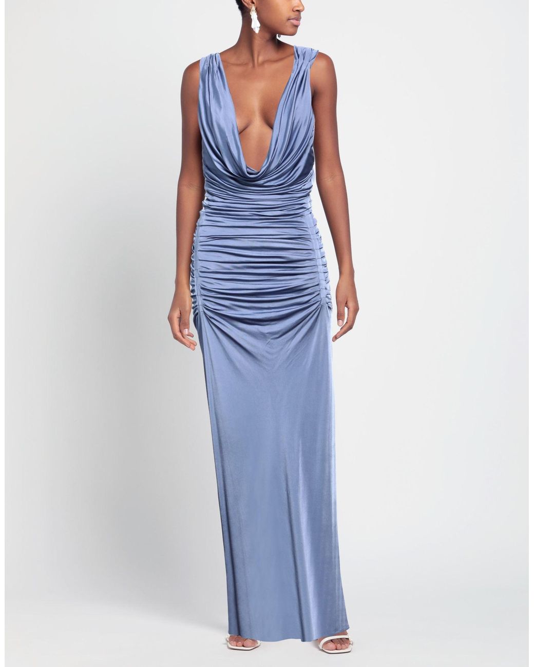 GAUGE81 Blue Maxi-Kleid