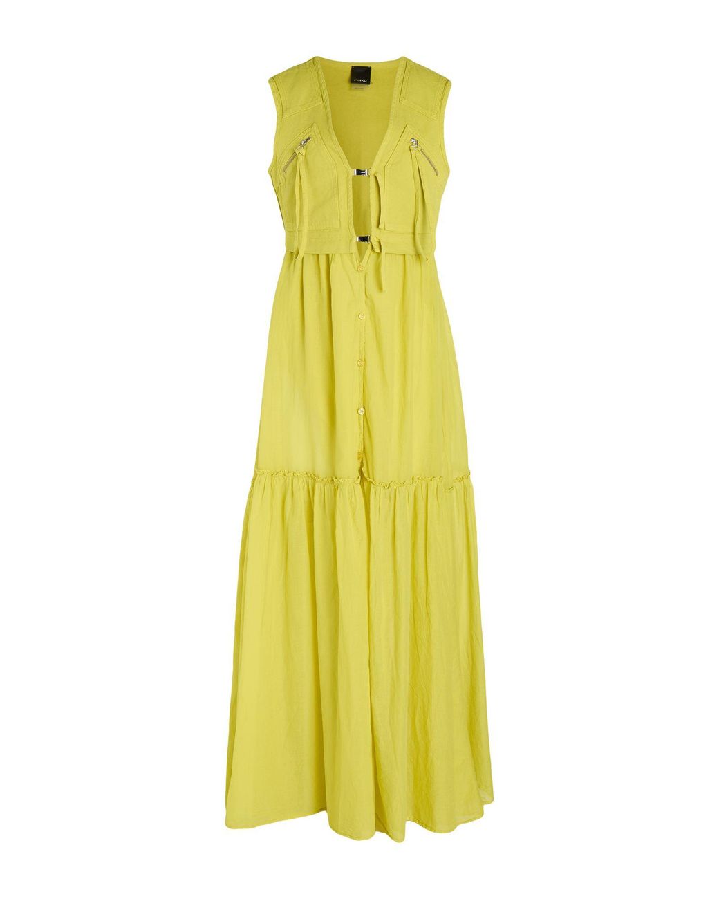 Pinko Yellow Maxi Dresses